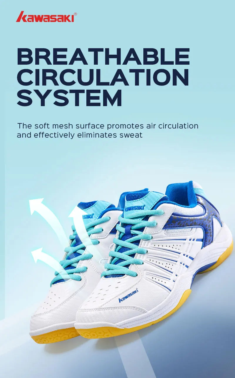 Badminton Shoes Sneakers Mens Tennis Breathable Anti-Slippery Sport Shoes for Men Women K-065D