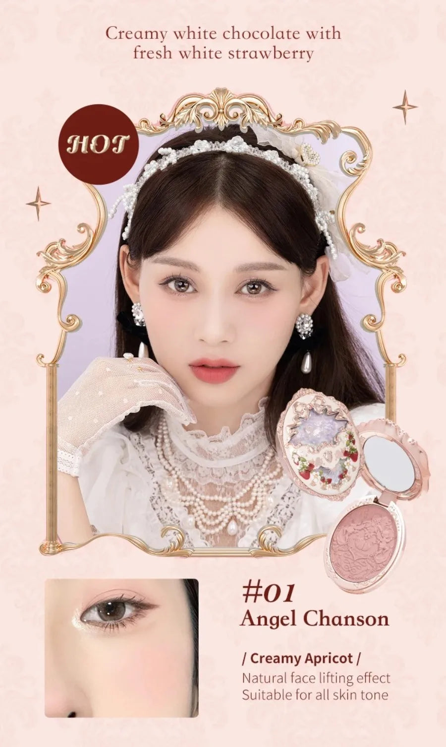 All In One Makeup Set Gift Box Garden Cushion Cream Foundation Matte Blush Long Lasting Velvet Lip Cream With Bag