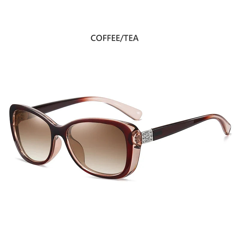 Young Style Women's Sunglasses Gradient Polarized Driving Glasses Luxury Design Ladies Elegant Lunette De Soleil Femme