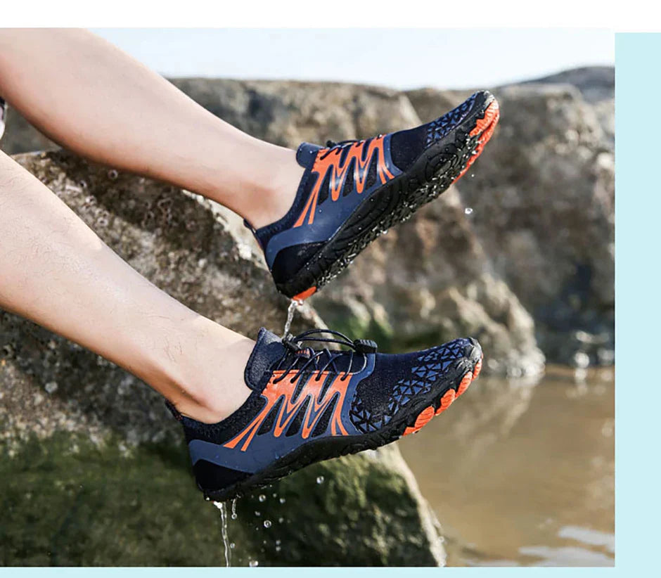 Men Women Barefoot Outdoor Aqua Shoes Couple Quick-drying Wading Beach Swimming Fitness Cycling Sports Water Sneakers