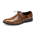 Men’s Fashion Formal Dress Shoes – Classic Lace-Up Office & Wedding Footwear (Black, Brown)