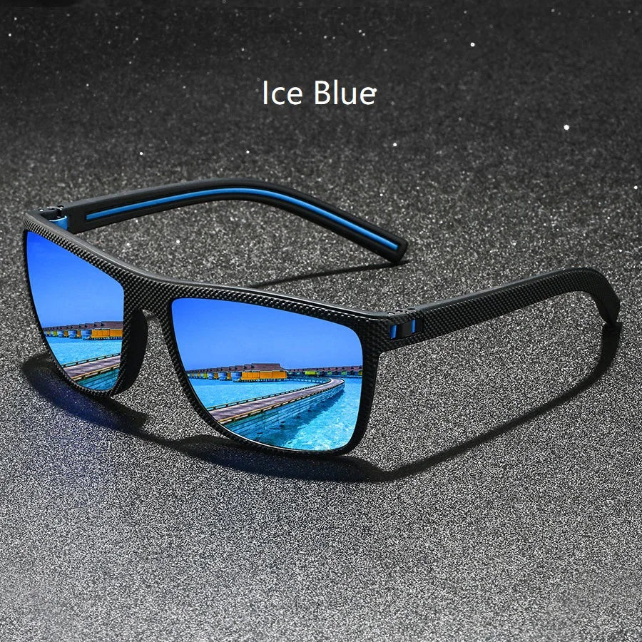 Classic Vintage Check Pattern Square Sunglasses Men Women Fashion Fishing Driving Man Sun Glasses UV400 Retro Eyewear