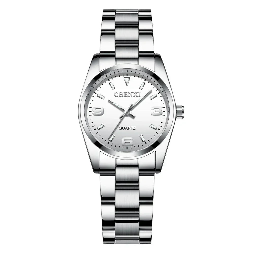 6 Colors Watch Luxury Women's Casual Watches Waterproof Watch Women Fashion Dress Rhinestone WristWatch CX021B