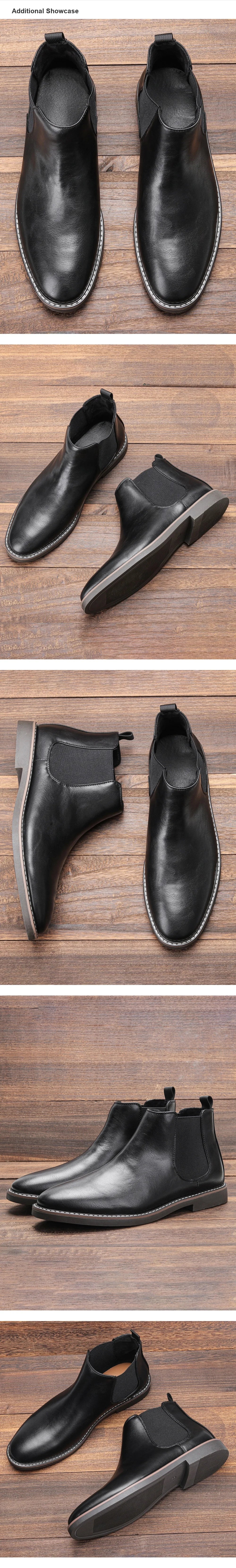 Ankle Boots Brand 2026 Casual Comfortable Retro Fashion Chelsea Boots