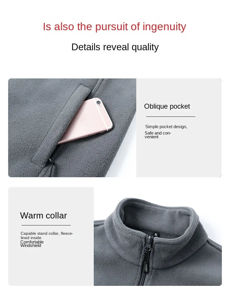 Autumn Fashion Plus Size Male Warm Waistcoat Fleece Vest Men's Lamb Cashmere Warm Sleeveless Coat Men Brand Clothing Winter Vest