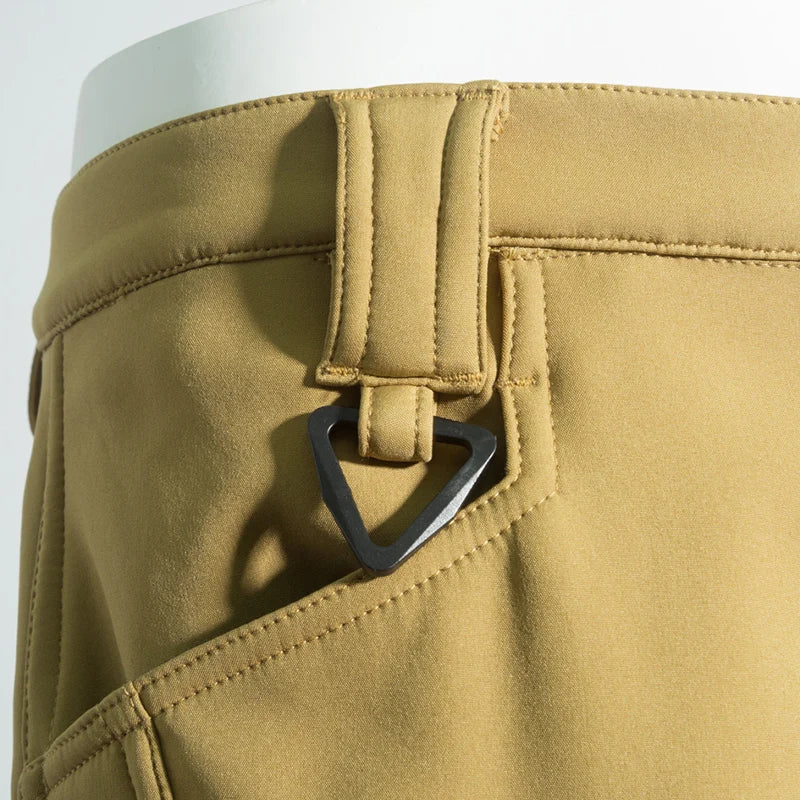 Men's Autumn Winter SoftShell Fleece Jackets Male Hood Windproof Coat Fishing Hiking Camping Climbing Skiing Warm Pants Trousers