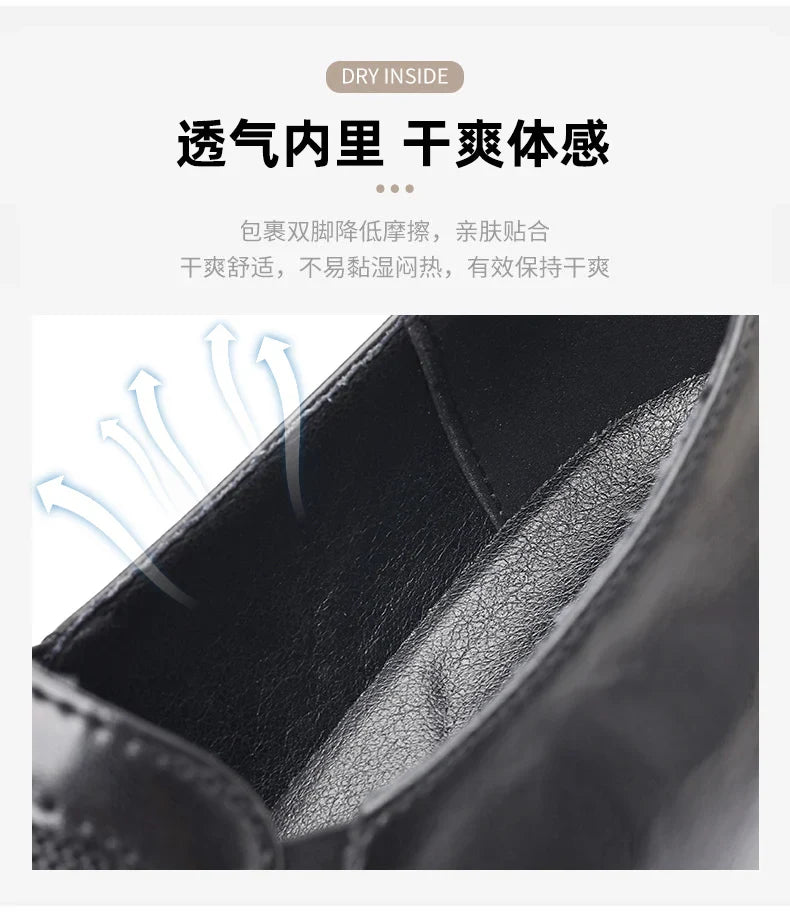 Leisure Walk Male Loafers Outdoor Anti-slip Men's Driving Shoes Handmade Business Footwear Elegantes Slip on Flats Oxford Shoes