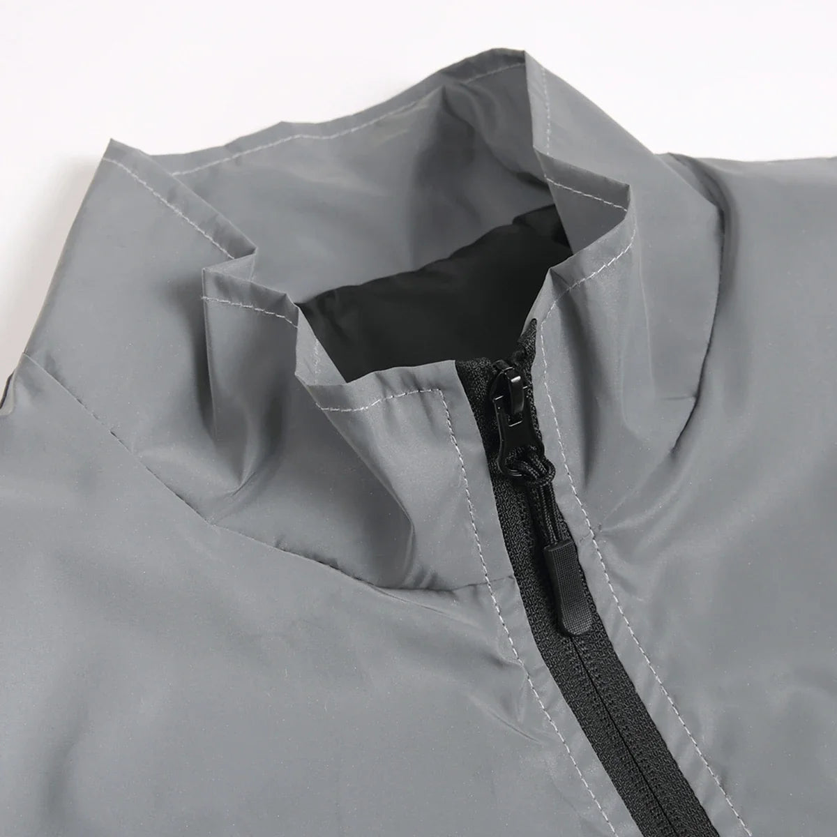 Spring New Men's Reflective Jacket Outdoor Night Running Cycling Windproof Safety Bright Fashion Stand Collar Casual Coats