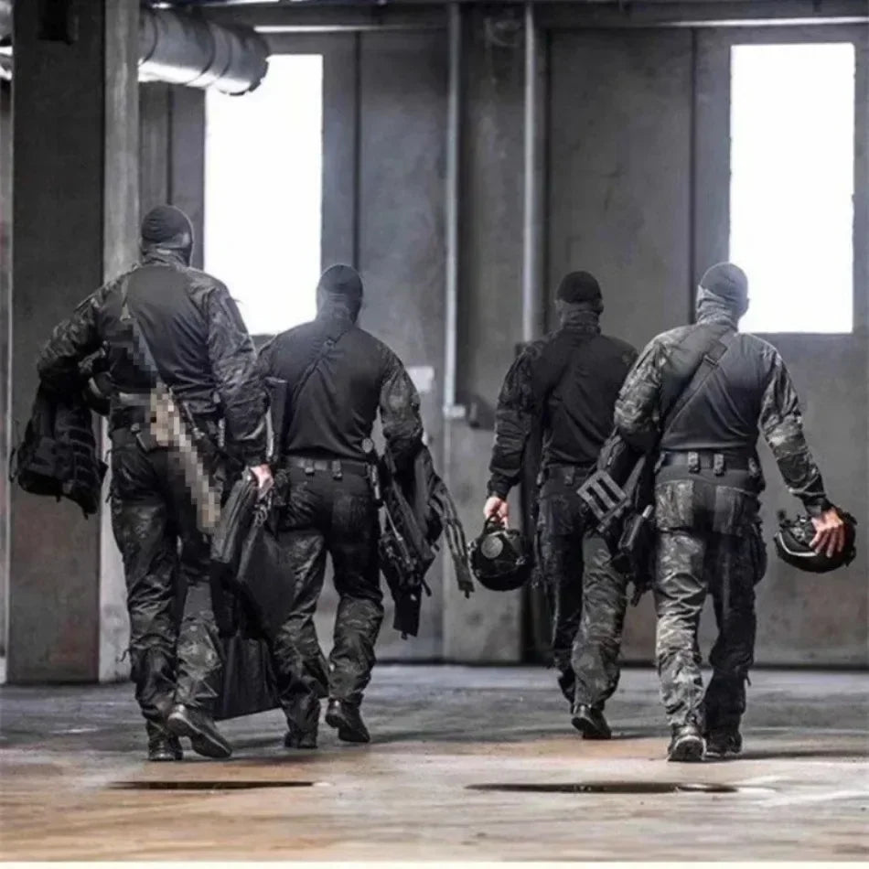 Tactical Uniform Milit Camo Suit Hunting Clothes Combat Shirts Camping Pants Men Workwear Suits Airsoft Paintball Sets