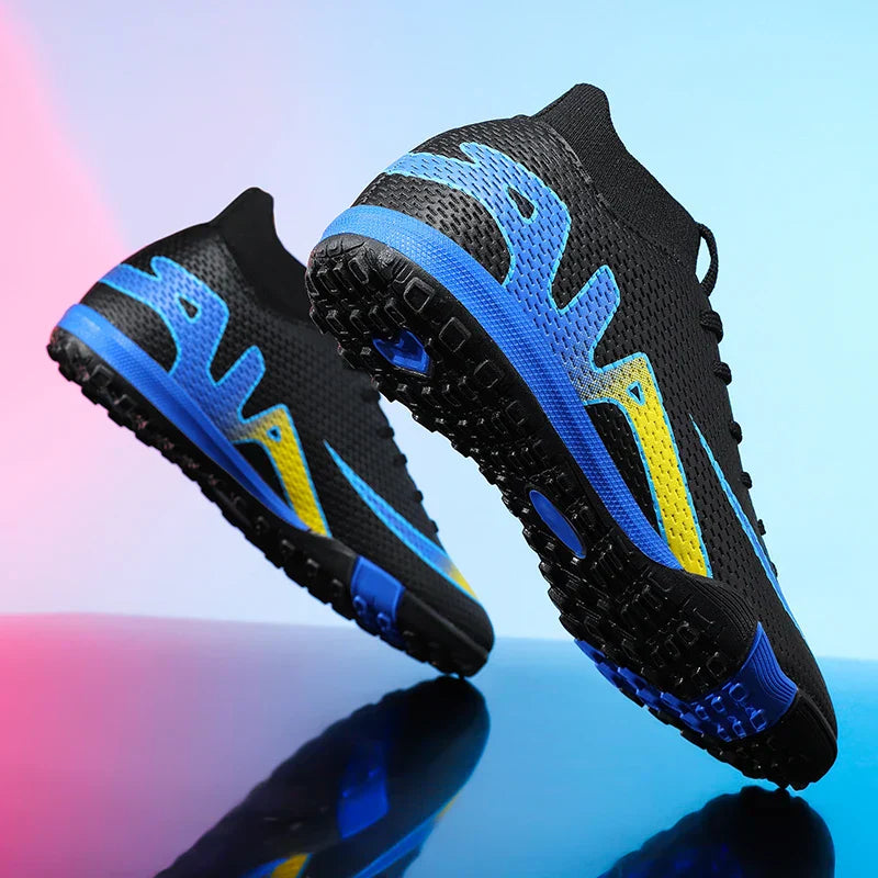 New Men Soccer Shoes Futsal Grass Cleats High-top Football Boots Non-Slip Sneakers High-quality Match Indoor Hot-selling Outdoor