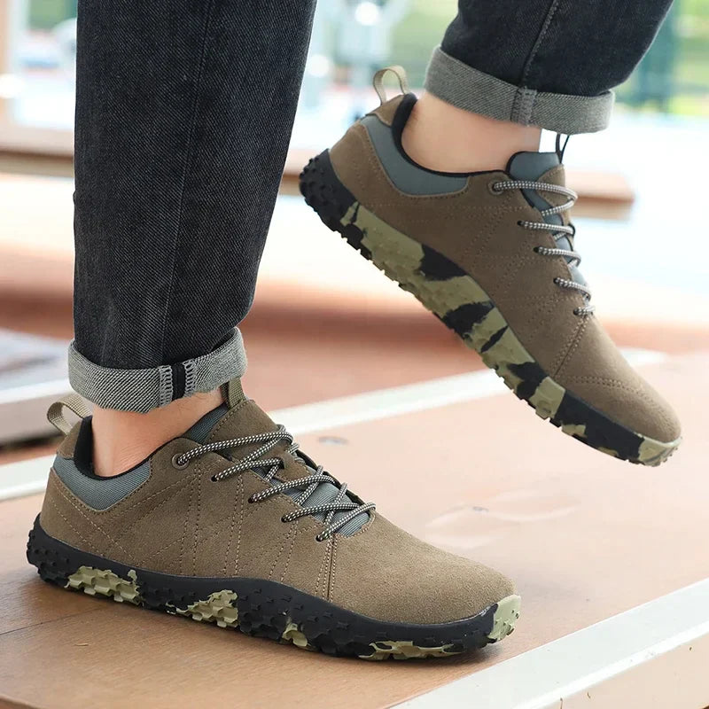 Outdoor Wide Toe Barefoot Men Hiking Shoes Minimalist Walking climbing Shoes Comfort Breathable Zero Soles Man Casual Sneakers