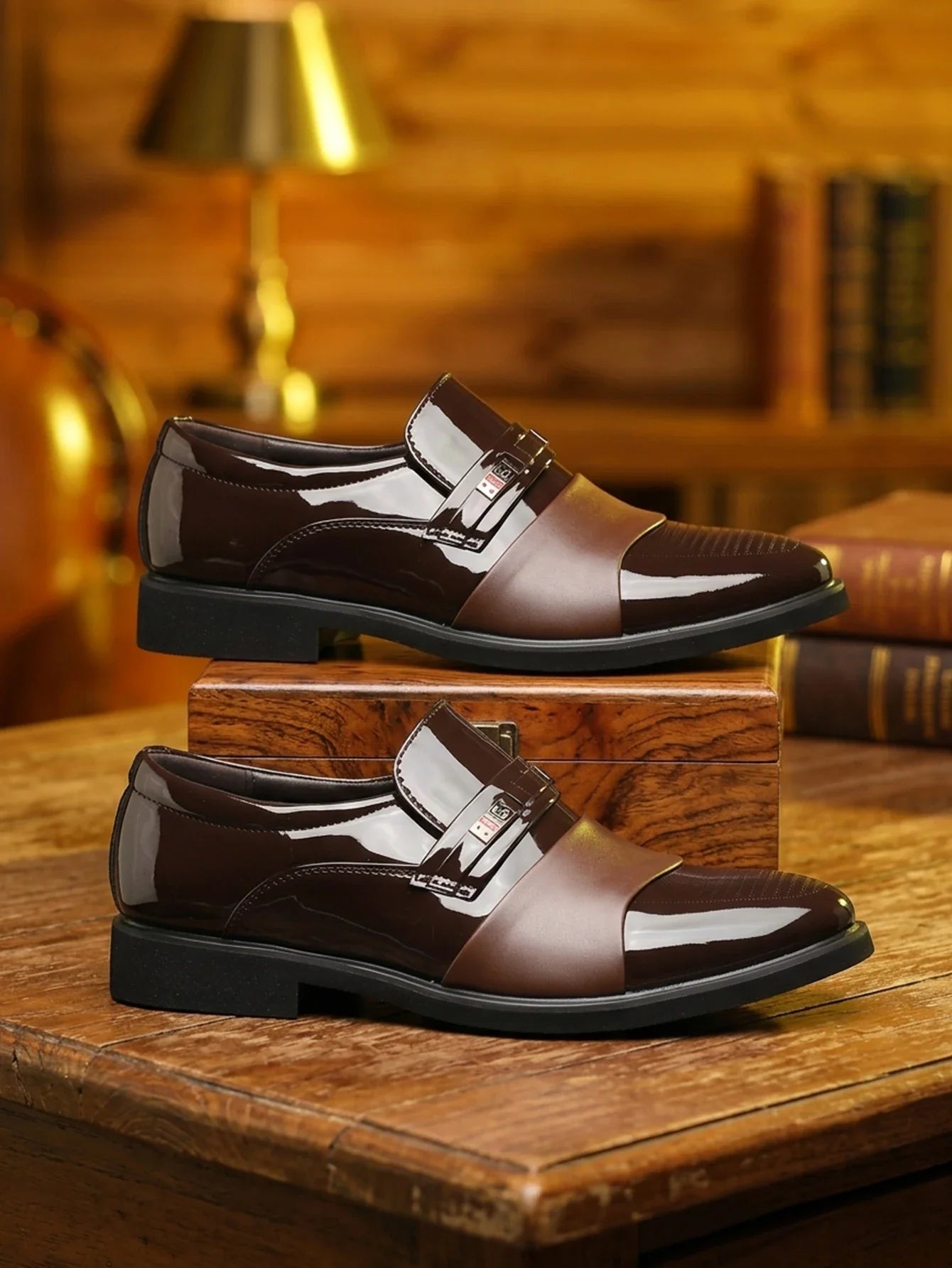 New men's formal leather Shoes Casual business non slip footwear Fashion minimalist work shoes Comfortable male