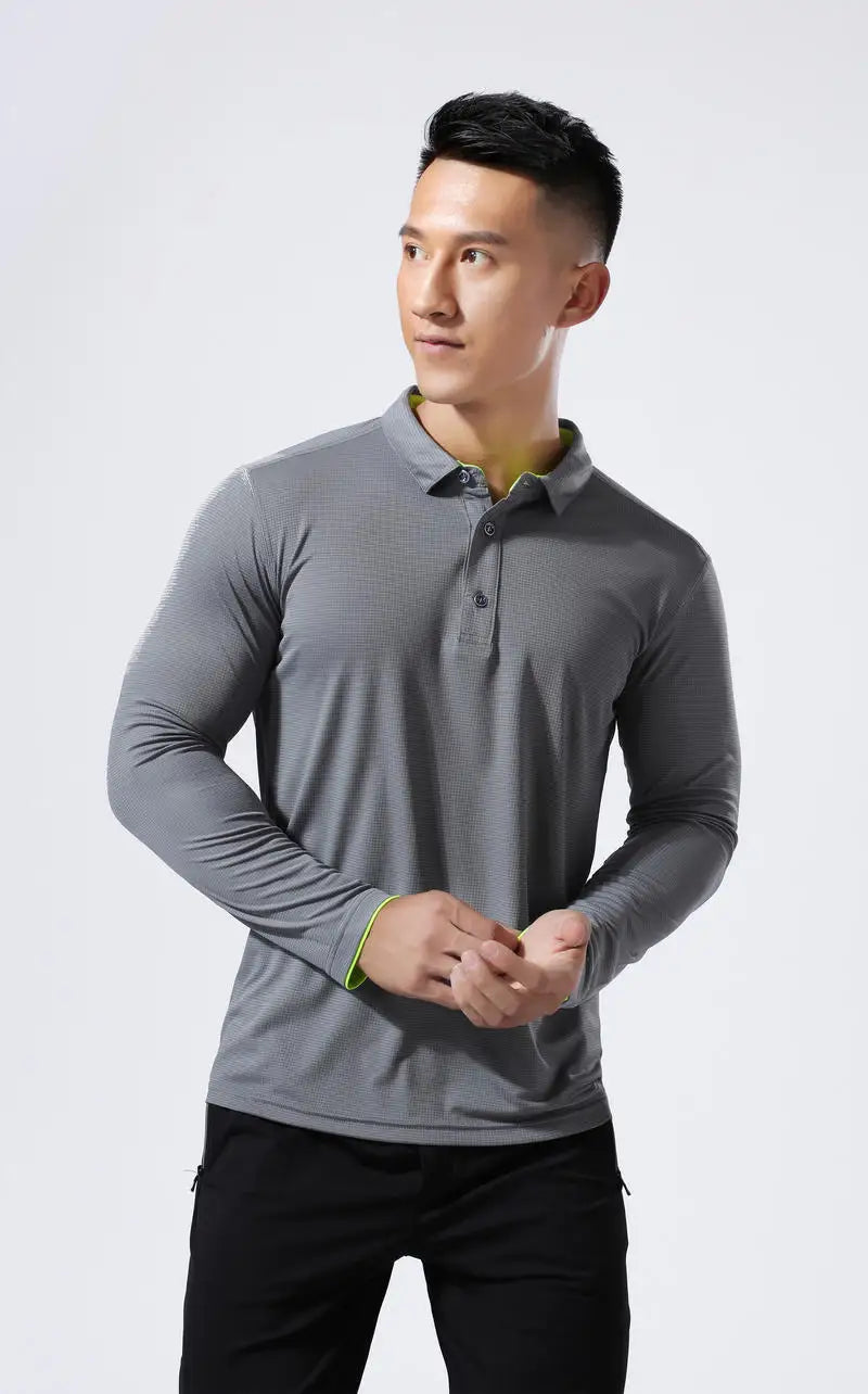 Men Running Sport Shirts Tops Long Sleeve Plus Size Tees Dry Fit Breathable Training Clothes Gym Sportswear Fitness Sweatshirts