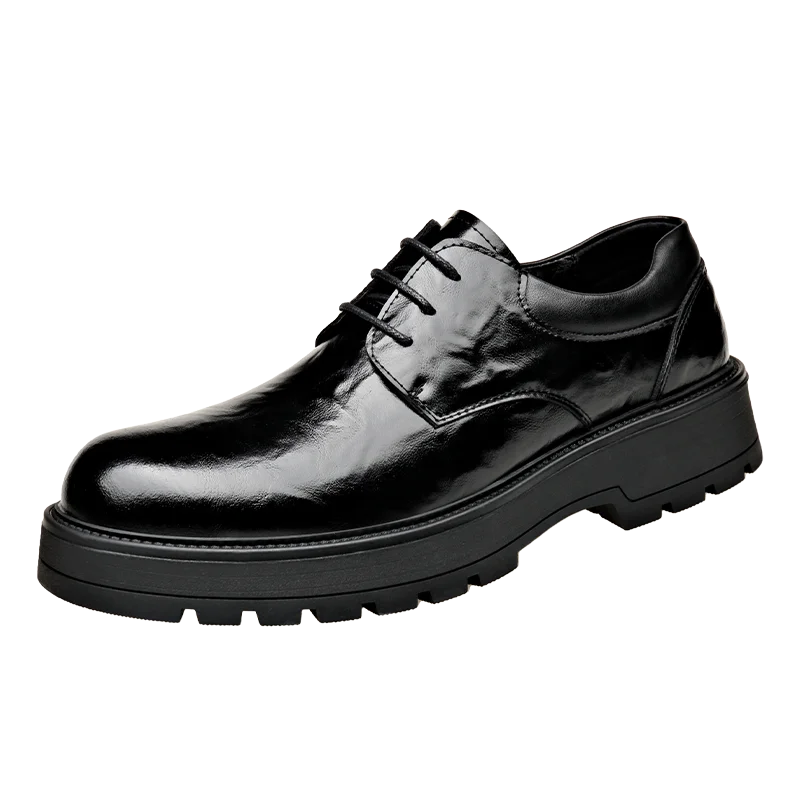 Men Comfortable Leather Work Shoes for Long Standing