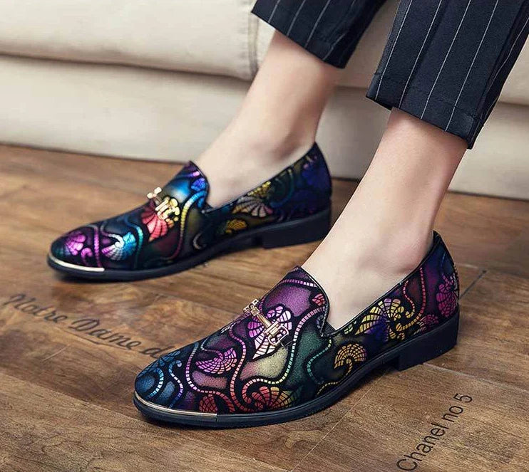 With Tassels Loafers Office Leather Shoes for Men Platform Thick Sole Pointed Toe Man Casual Shoe High Quality Fashion Elegant