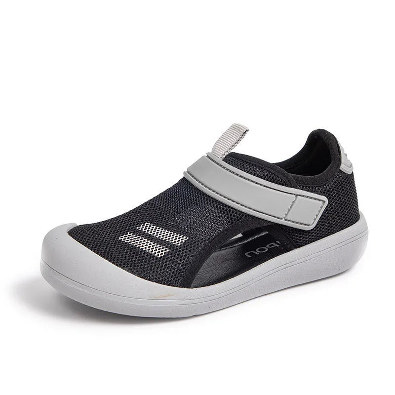 Kids Mesh Sandals Toes capped Boys Girls Summer Casual Shoes Soft Sole Children Fashion Beach Shoes Anti-Slip Wear-resistant