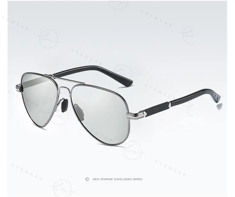 Design Aviation Sunglasses Polarized Man Photochromic UV400 Glasses Woman Anti-glare Driving Goggles zonnebril heren