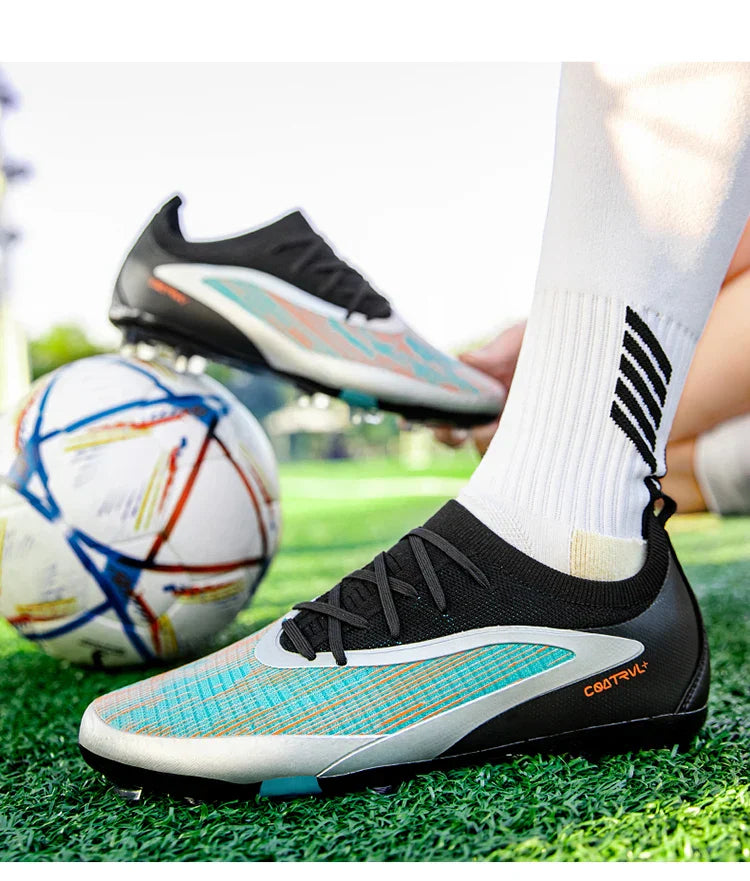 2026 New Men Soccer Cleats Breathable Lightweight Football Boots Anti-Slip Training Shoes Outdoor Sport Sneakers