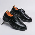 Lace-up Office Social Shoes Male Party Weeding Shoes Luxury Derby Dress Leather Men Shoes Men Spring/Autumn Formal Shoes For Men