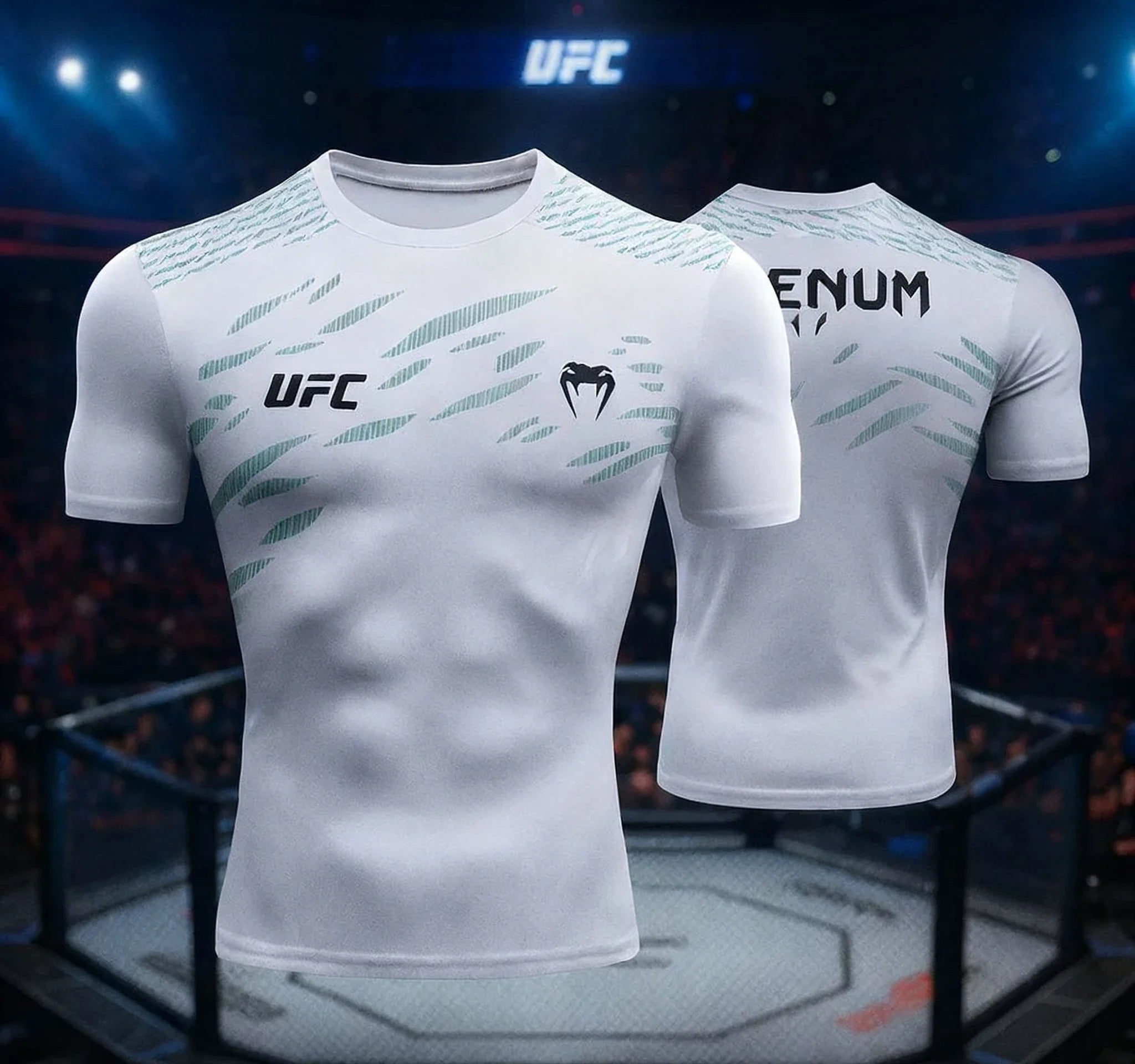 تي شيرت رجالي للتدريب UFC مطبوع بتقنية ثلاثية الأبعاد، صيفي بأكمام قصيرة، قميص رياضي كاجوال ومريح، للملاكمة وصالة الألعاب الرياضية MMA وأزياء الشارع