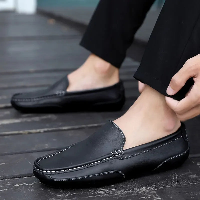 Men's Casual Leather Wedding Shoes – Comfortable Formal Wear EU 40–47