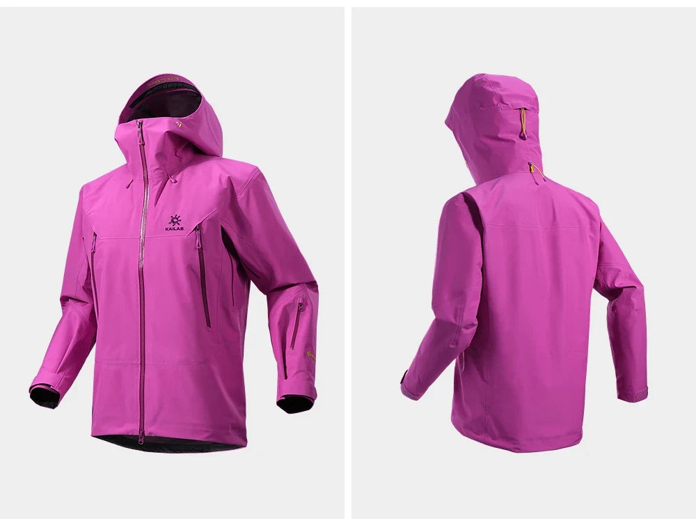 Mont-X Hard Shell Jacket GTX Rainstorm Waterproof Hooded Coats Outdoor Professional Mountaineering Jackets KG2441135