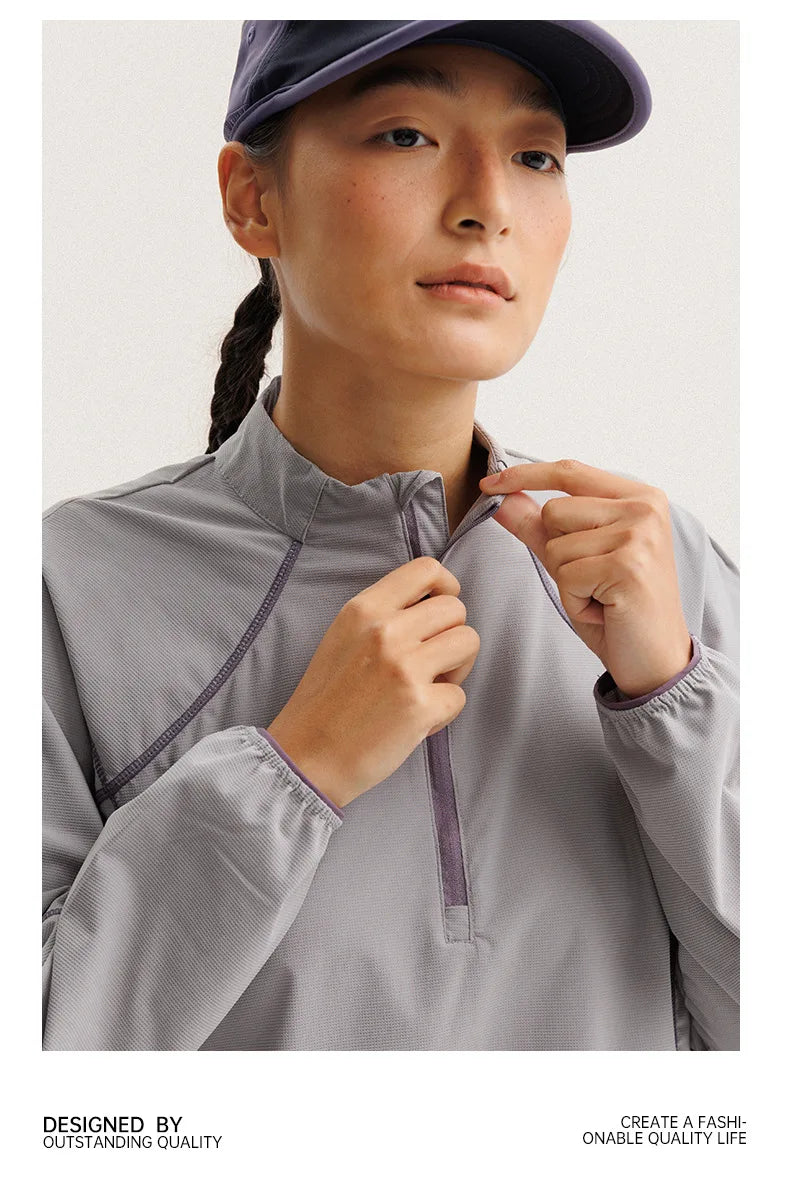 Outdoor Sports Lightweight Quick-Dry Long Sleeve T-shirt for Men & Women with UV Protection