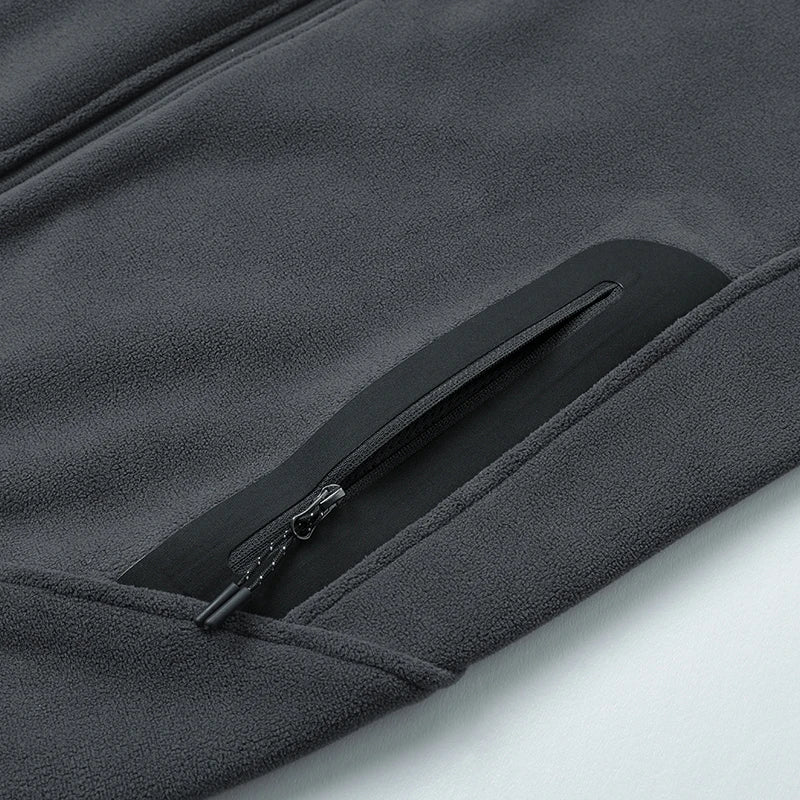 Winter Fleece Jacket Men Women Outdoor Windproof Warm Fleeced Clothing Unisex Hiking Camping Climbing Skiing Sport Coat