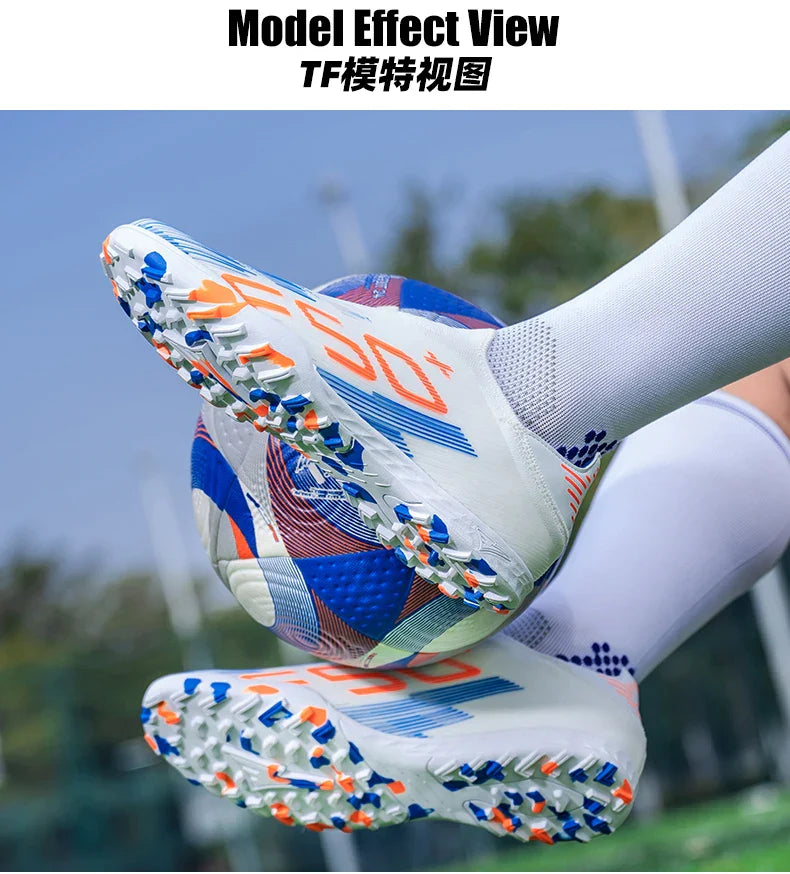 New Men's Soccer Shoes Grass Ultralight Sport Comfortable Indoor Cleats Non Slip Fg Turf Futsal Adult Non-Slip Football Boots