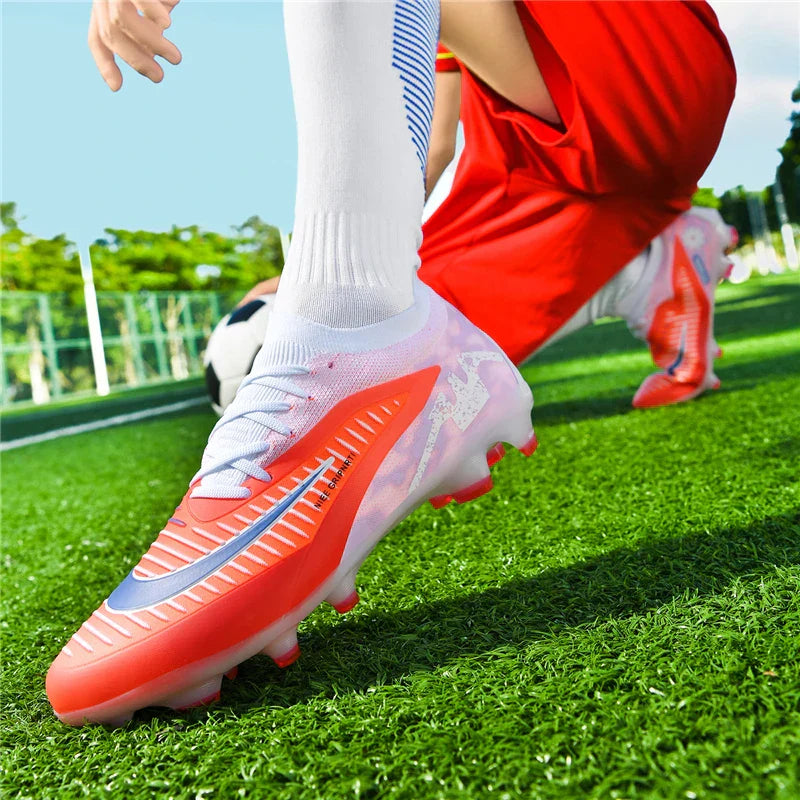 New Men Professional Soccer Shoes Unisex Ultralight Football Boots Training Wholesale Breathable Indoor Futsal Drop Shipping