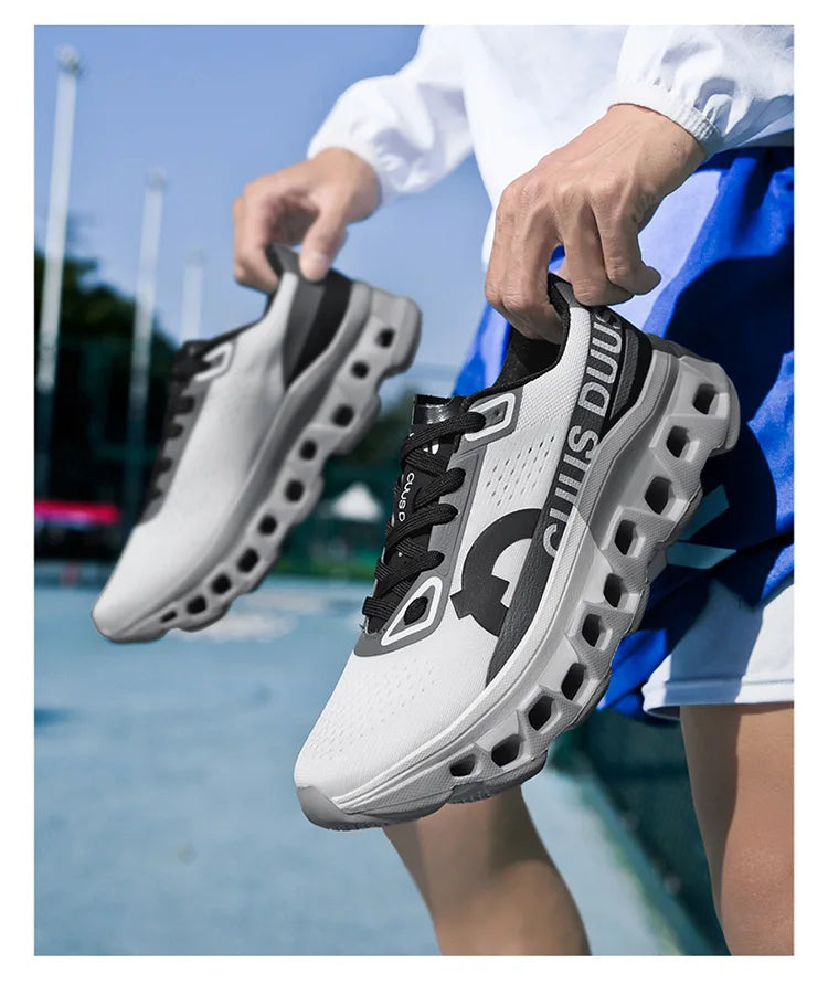 Men's Cushioning Running Shoes Lightweight Athletic Casual Sneakers Male Non-Slip Sports Shoes Outdoor Travel Walking Shoes
