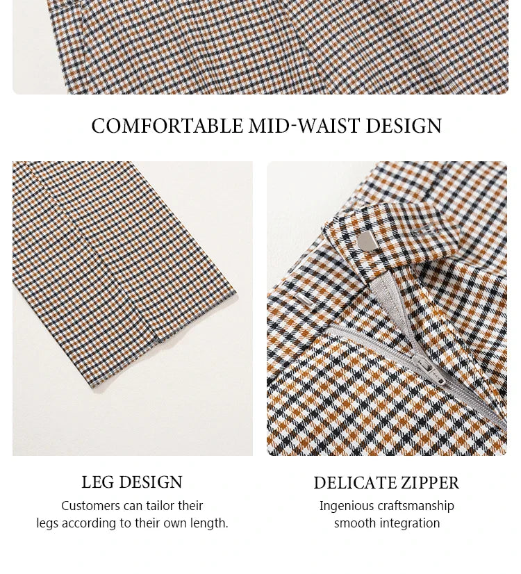 Fashionable Plaid suit High-end Brand Business Slim Fit Casual Party Dress Male Groom Wedding Blazers Double Breasted
