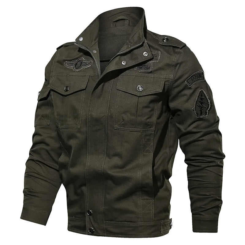 Men's Jacket Coat Casual Cotton Outdoor Quality Cotton Outwear Design Male Autumn Jacket
