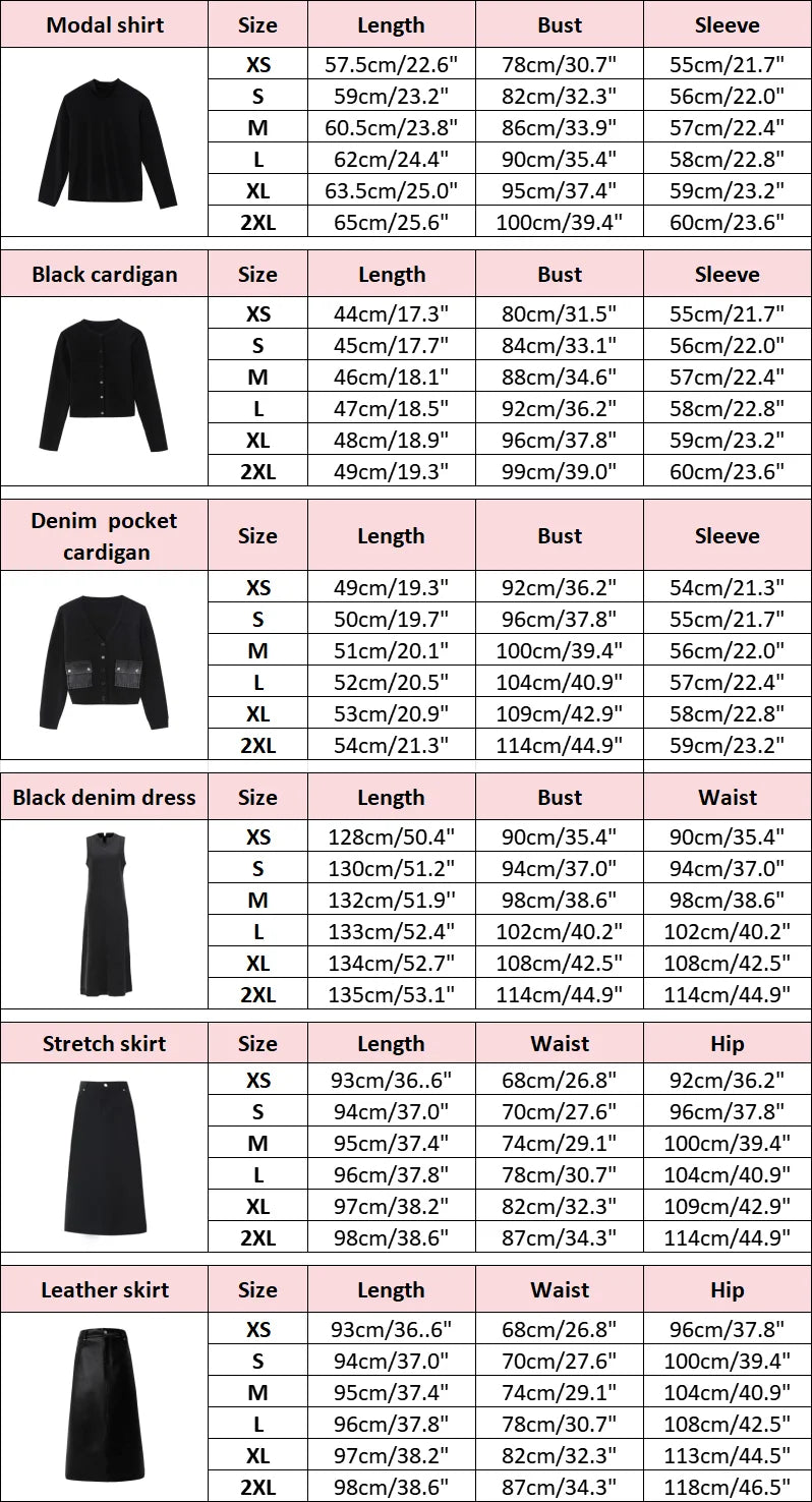 Women 2026 Autumn and Winter Denim V-neck Dress Knitting Cardigan Mock Neck Modal Shirt