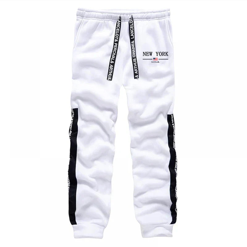 Quality Mens Tracksuit Casual Print Sweatshirts Sports Jogging Mens Clothing Autumn Winter Sportswear Single Piece Hoodie Pants