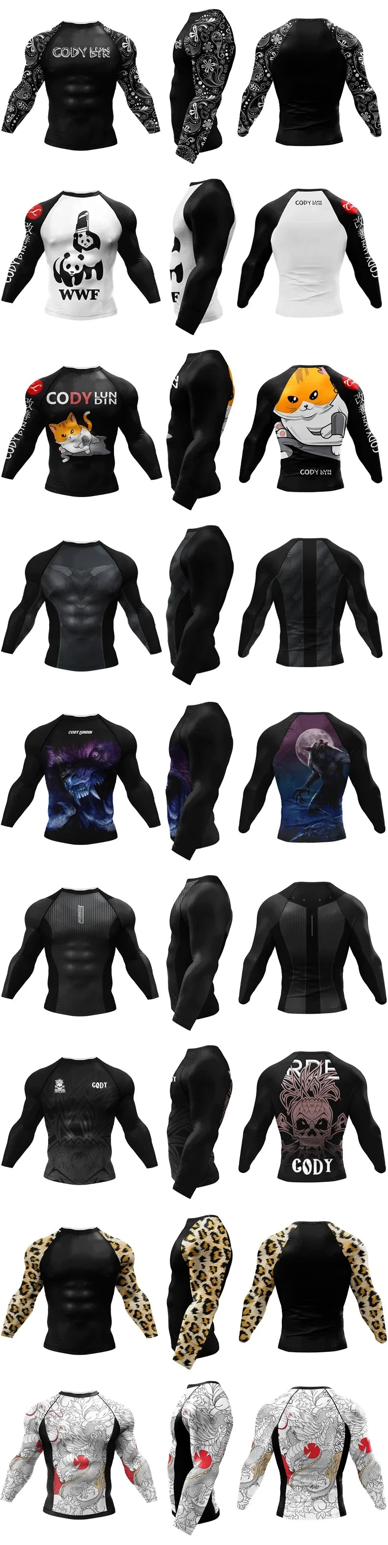 New UPF 50+ Rashguard Men's Surfing T-Shirt Quick Dry UV Protection Breathable Long Sleeve Beach Surf Wear Fitness Running Shirt
