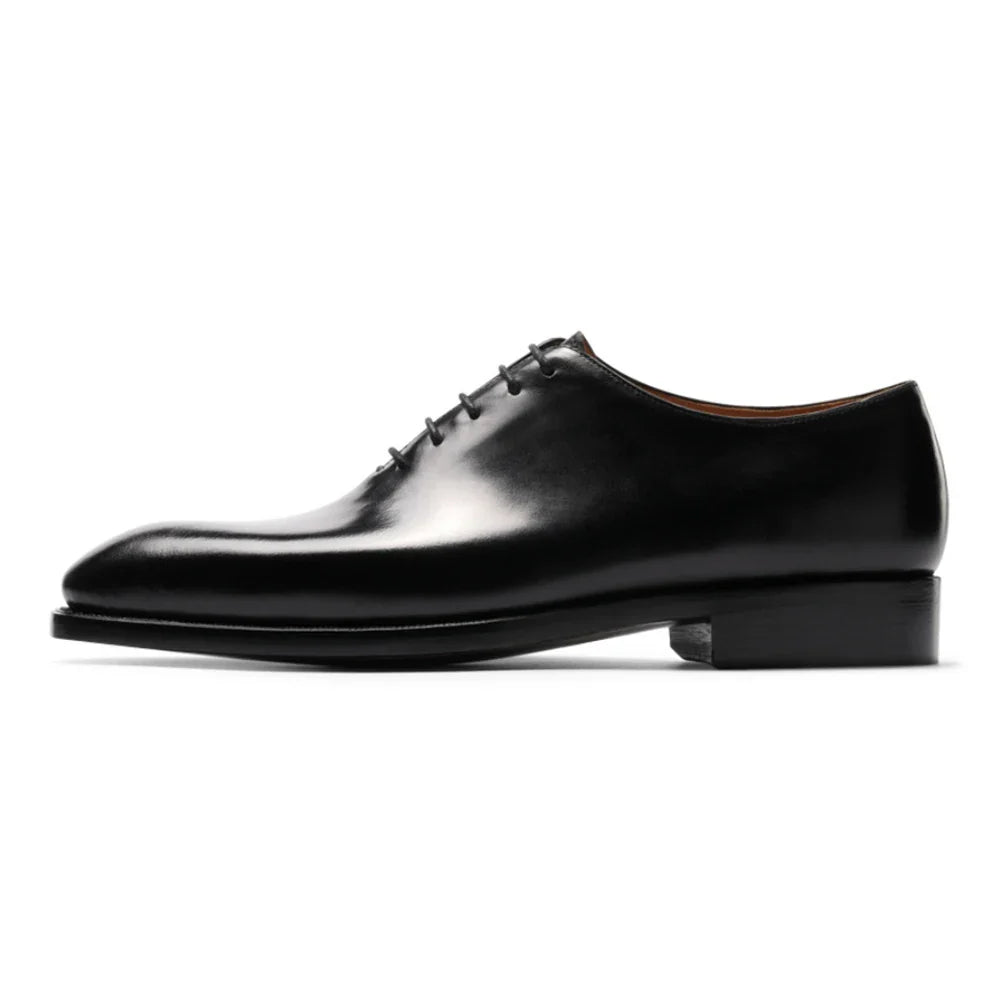 Oxford Dress Shoes Full-Grain Leather for Men Business Office Shoes