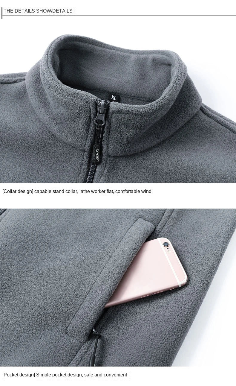 Autumn Fashion Plus Size Male Warm Waistcoat Fleece Vest Men's Lamb Cashmere Warm Sleeveless Coat Men Brand Clothing Winter Vest
