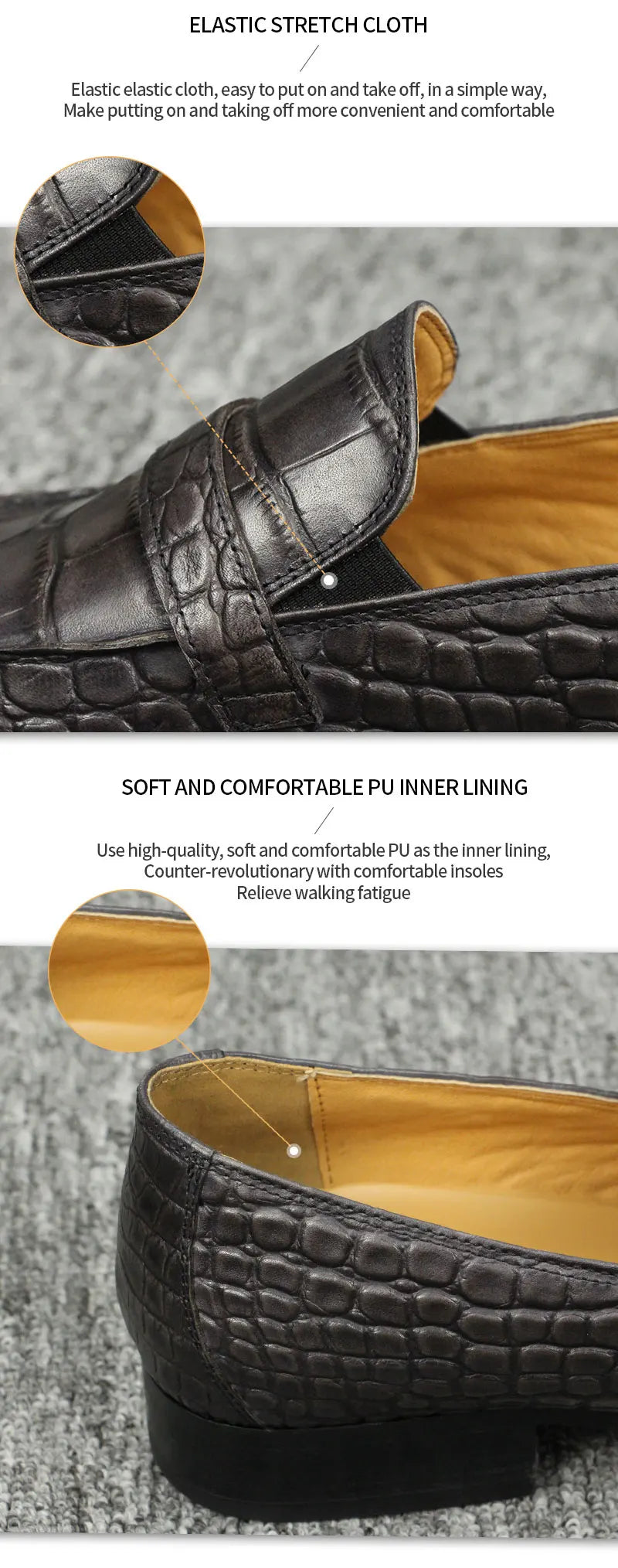 Men Genuine Leather Oxford Shoes|Formal&Casual Dress Shoes|Comfortable Driving Shoes|Handcrafted Men's Business & Party Footwear