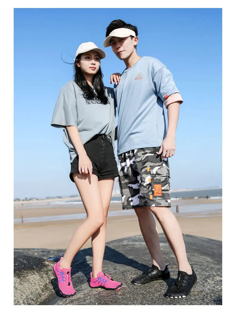 Men Women Barefoot Outdoor Sports Aqua Shoes Quick-dry Beach Swimming Fitness Wading Hiking Cycling Water Sneakers shoes