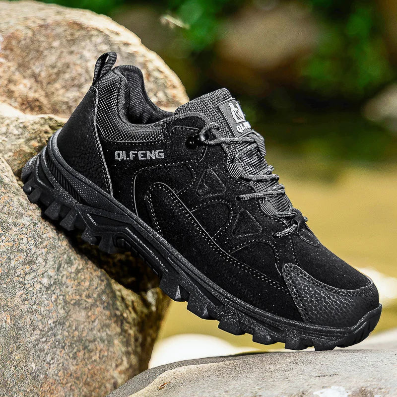 PLUS SIZE Men Women Adventure Sneakers Durable Grip Non-Slip Shoes Lace-Up Comfort Ideal for Outdoor Hiking Boots Men Footwear