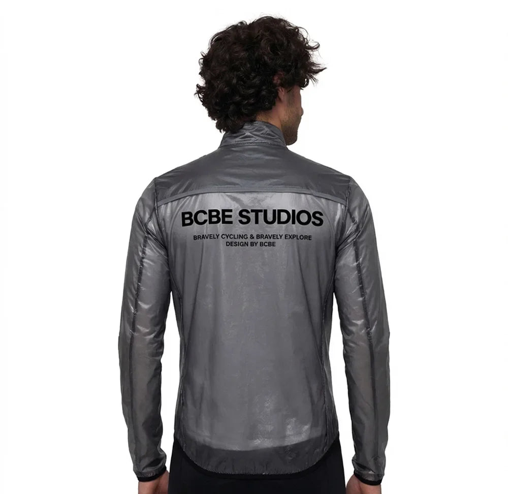 Cycling Rain Jacket Lightweight Windproof Waterproof Bicycle Windbreaker Pro Team Cycling Coat MTB Road Bike Jersey
