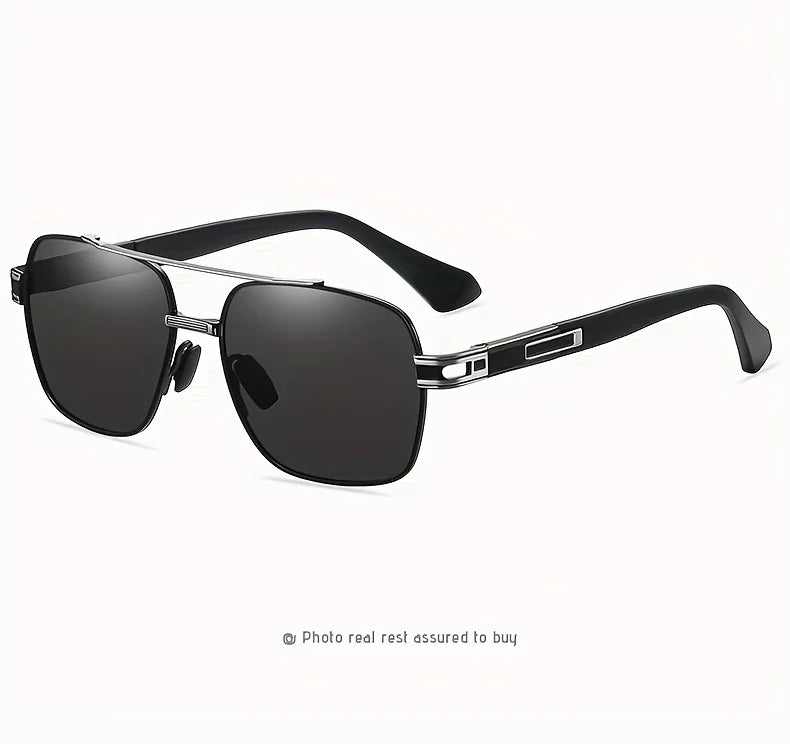 Design Square Polarized Sunglasses Man Photochromic Sun Glasses Woman Anti-glare Driving Goggles Oculos zonnebril heren