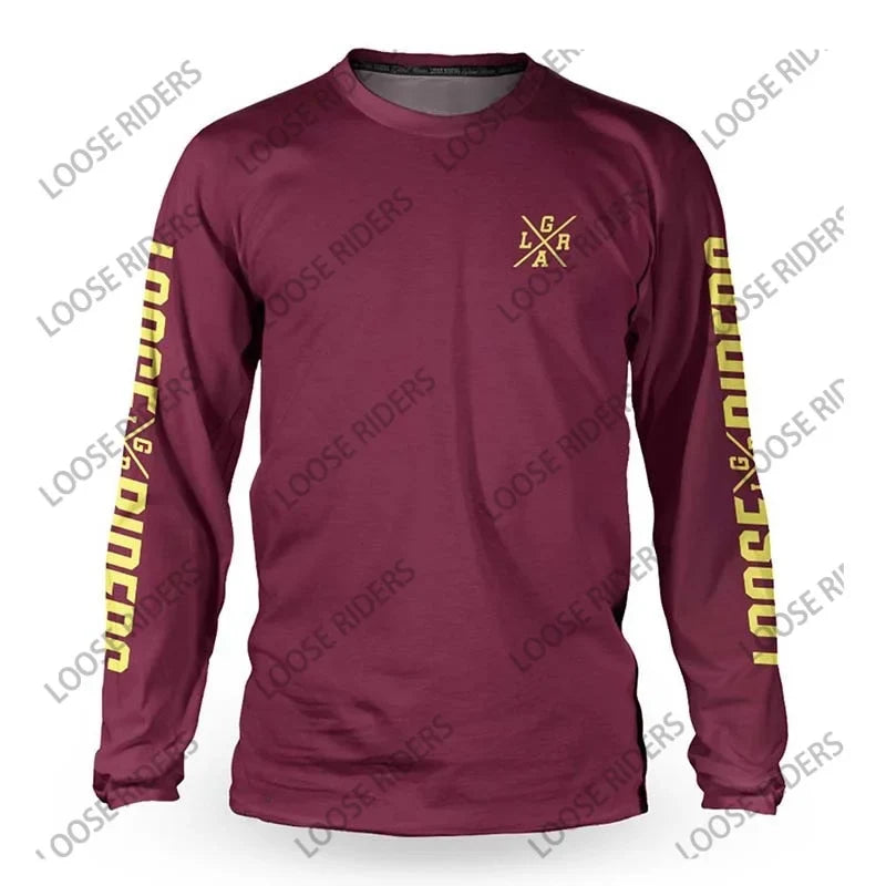 2026 Motocross Jersey Loose Rider Shirt Enduro MTB Downhill Jersey BMX MX Bicycle DH Maillot Ciclismo Hombre Jersey