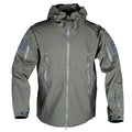 Men's Military Tactical Jackets Full Zip Shark Skin Soft Shell Tactical Waterproof Windbreaker Outdoors Hiking Hooded Coat S-4XL