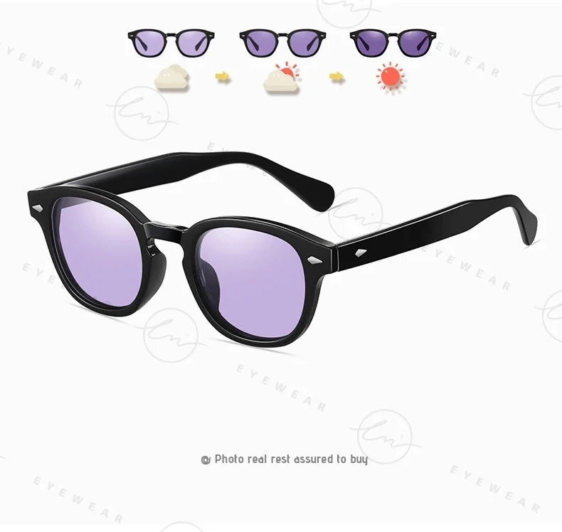 NEW Fashion Photochromic Sunglasses Women Men Polarized Blue Eyewear Drivign Outdoor UV Protection Eyewear gafas de sol mujer