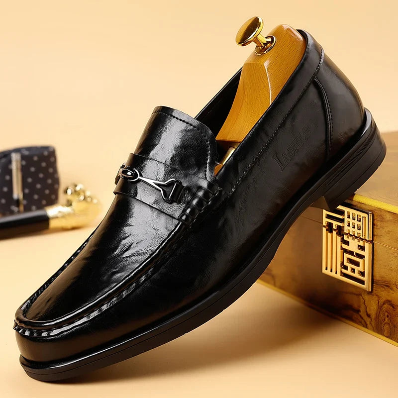 Fashion Style Man Casual Shoes Comfortable Luxury Loafers Leisure Walk Men Slip on Flats All-match Male Business Shoes Moccasins
