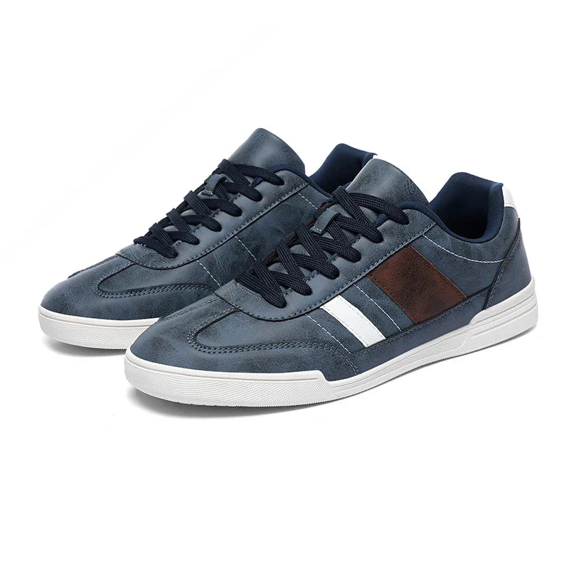 New Men Shoes Flats Walking Leather Casual Shoes Men Barefoot Wide-toed Shoes Wider Toe Casual Sneakes