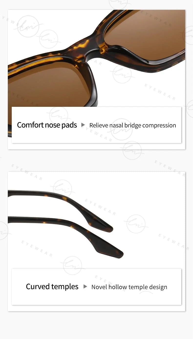 2024 Trending Cat Eye Polarized Sunglasses For Women Fashion TR90 Ladies Eyewear UV400 High Quality Gafas de sol