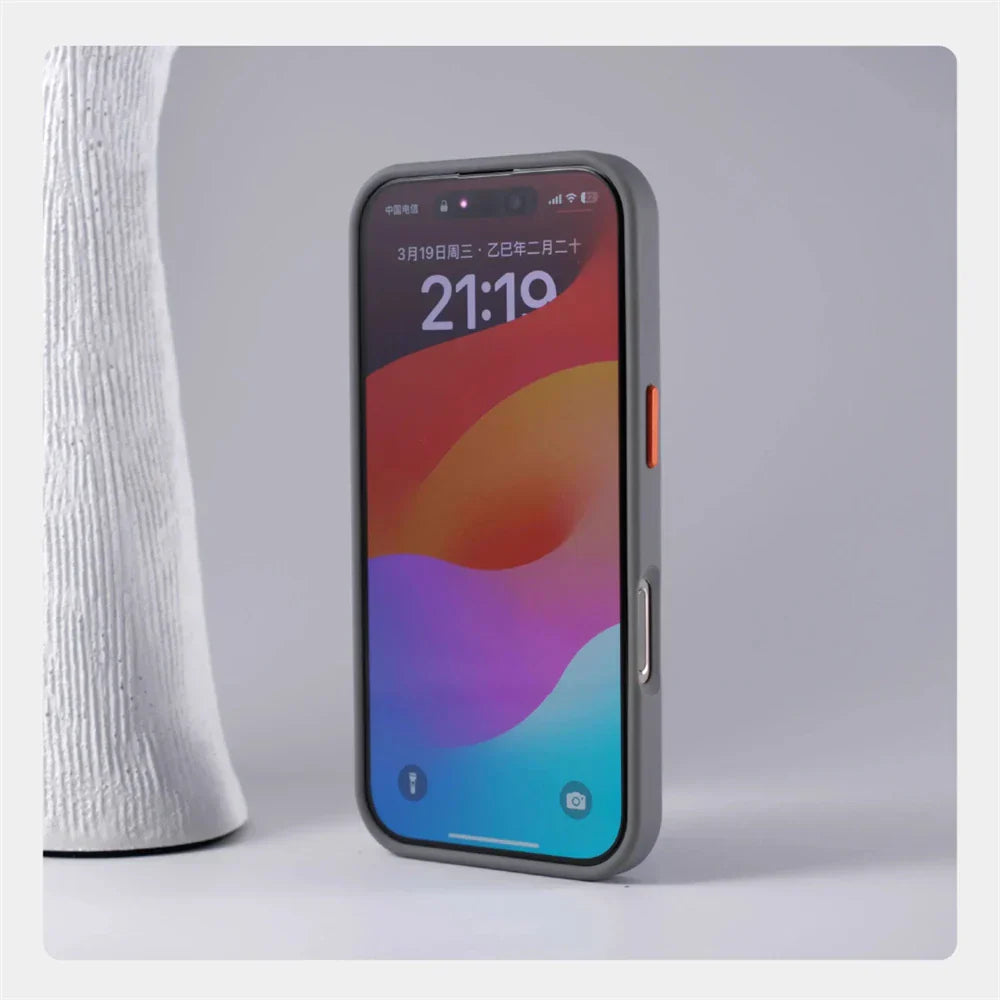 Luxury Matte Translucent Magnetic Case For iPhone 17 16 Pro Max 15 14 Plus 13 12 For Magsafe Wireless Charging Shockproof Cover